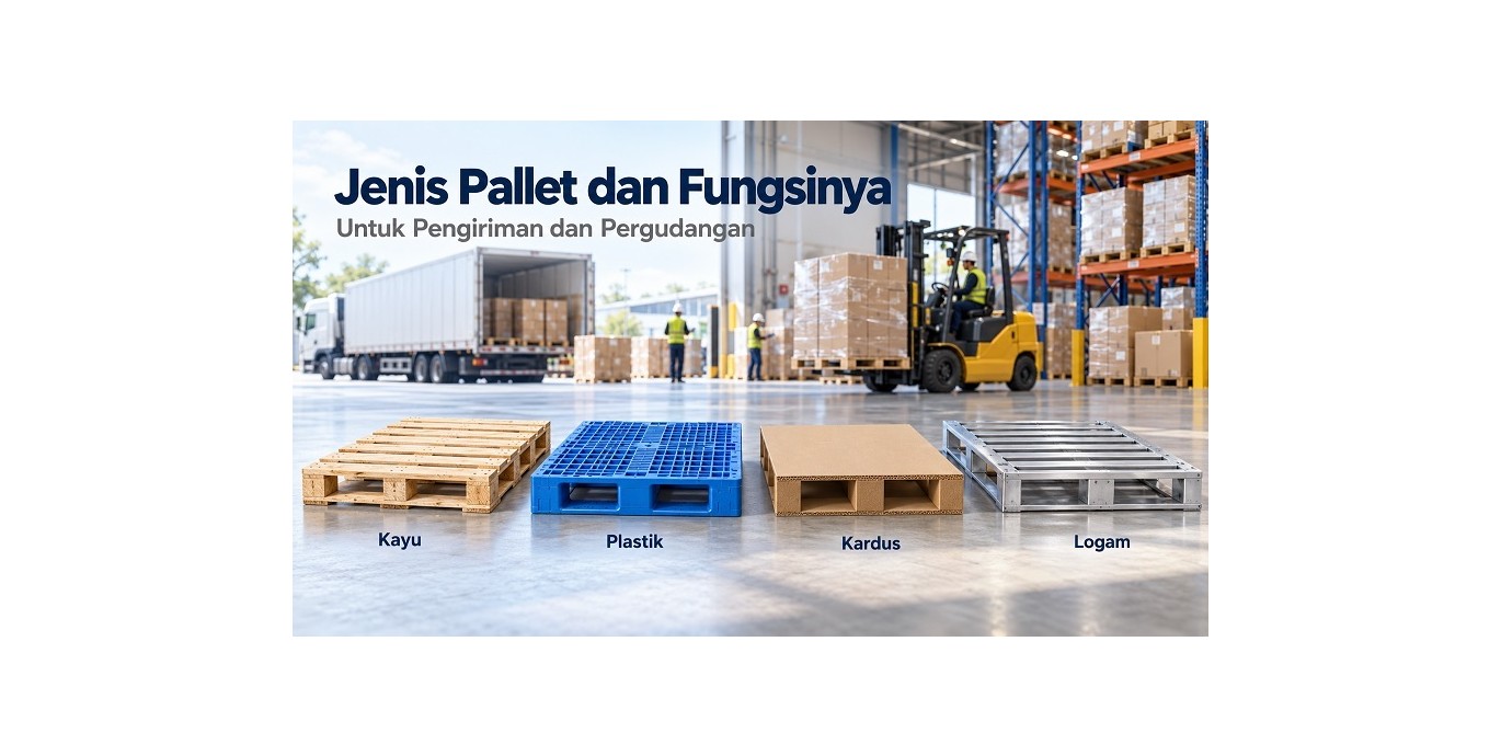 Jenis Pallet dan Fungsinya untuk Pengiriman Barang